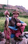 Piers with his trout