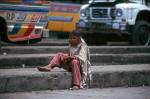 Child at Pir Wadhai bus station